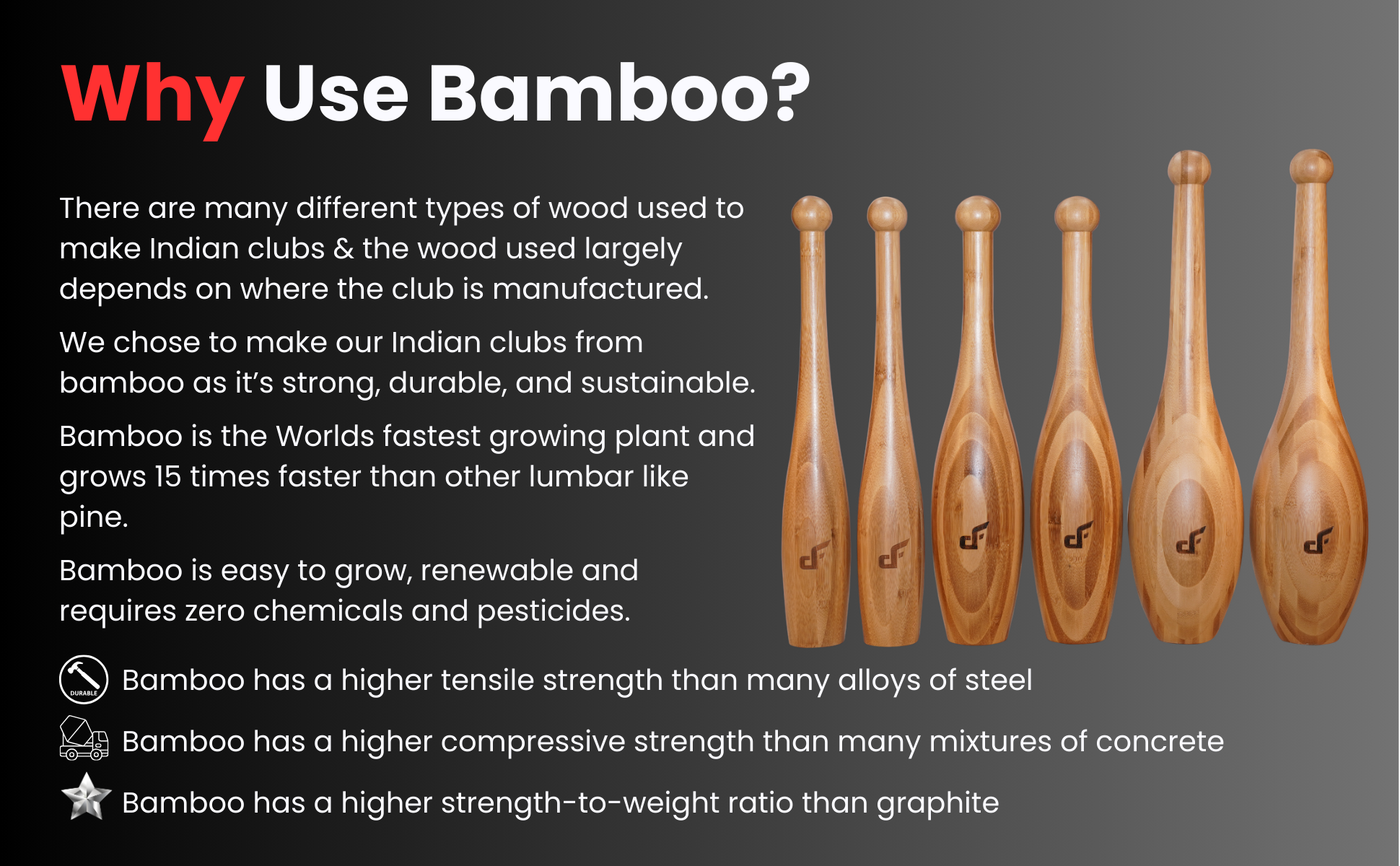 bamboo clubs